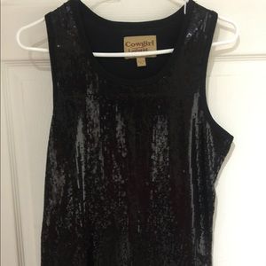 Shimmer sequence blouse